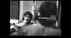 Desktop Screenshot of beatlesarchives.com